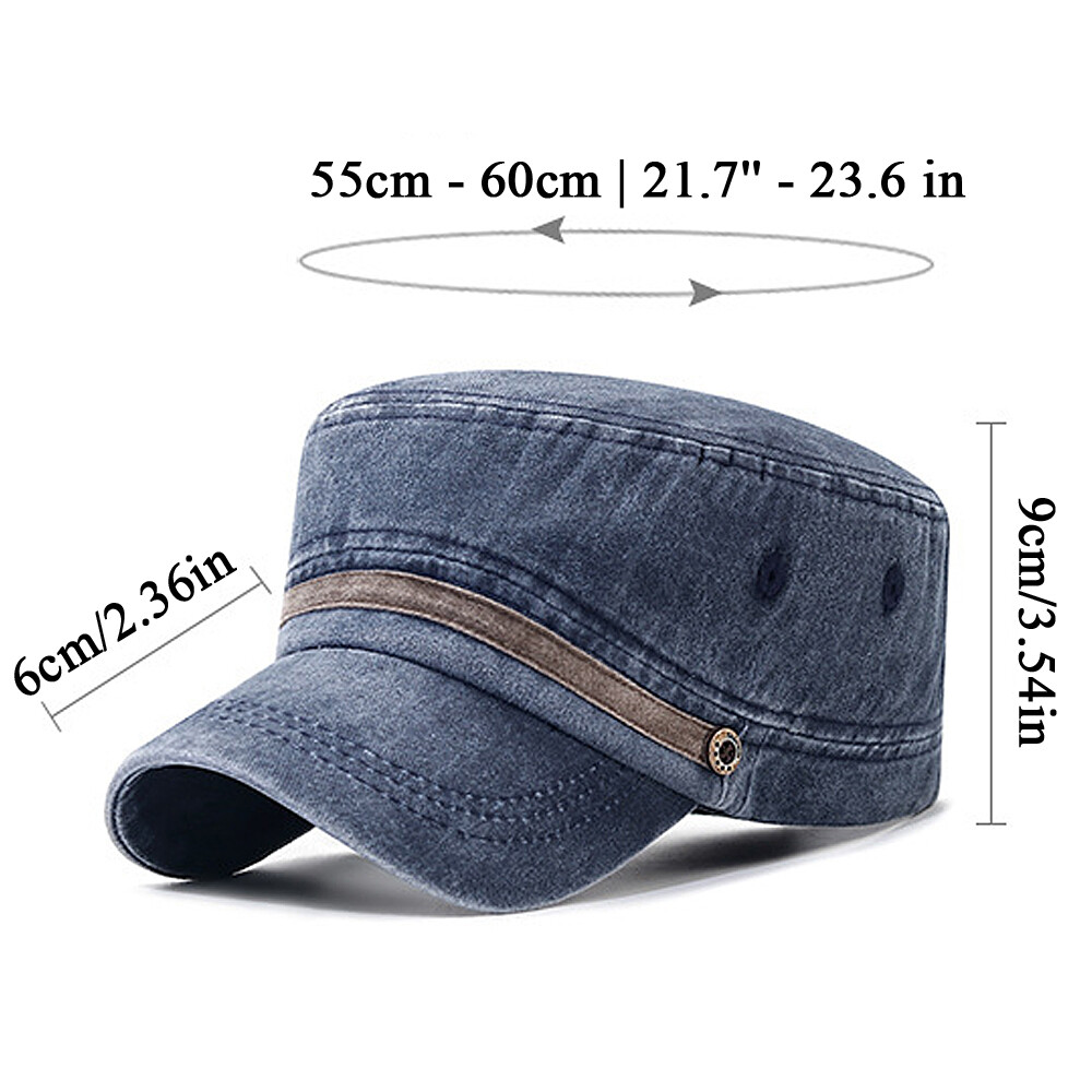 APL Cappelli E Cappelli Vintage Classici Lavati Con Top Piatto Per 