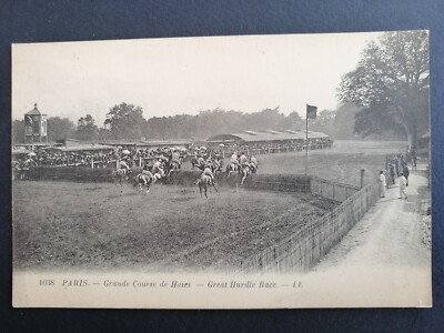 cpa PARIS TURF Pferde Grande COURSE de HAIE Steeple Chase GREAT HURDLE RACE