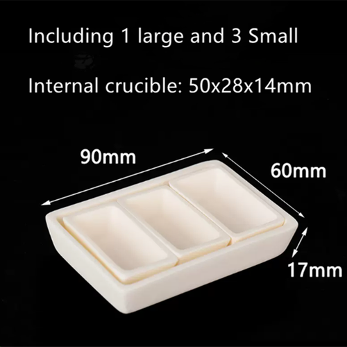 99% Alumina Crucible High Temperature Resistance Corundum Crucible Set For Lab - 第 7/39 張圖片