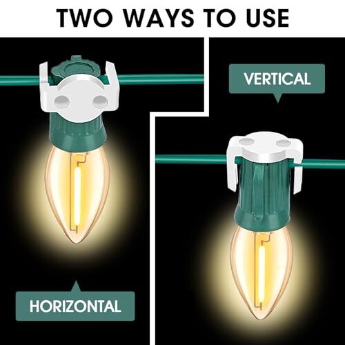 PCS Extra Strong Christmas Light Clips for C9 Socke 60
