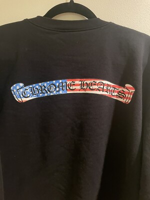 ◆送料込♪【Chrome Hearts】 Matty Boy America スウェット☆ Buy Chrome Hearts Matty Boy America Crewneck Sweatshirt