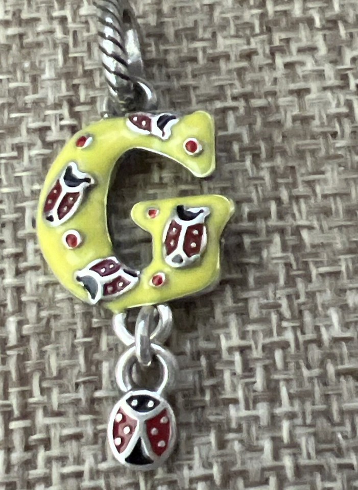 Brighton Enamel Letter Charm G eBay