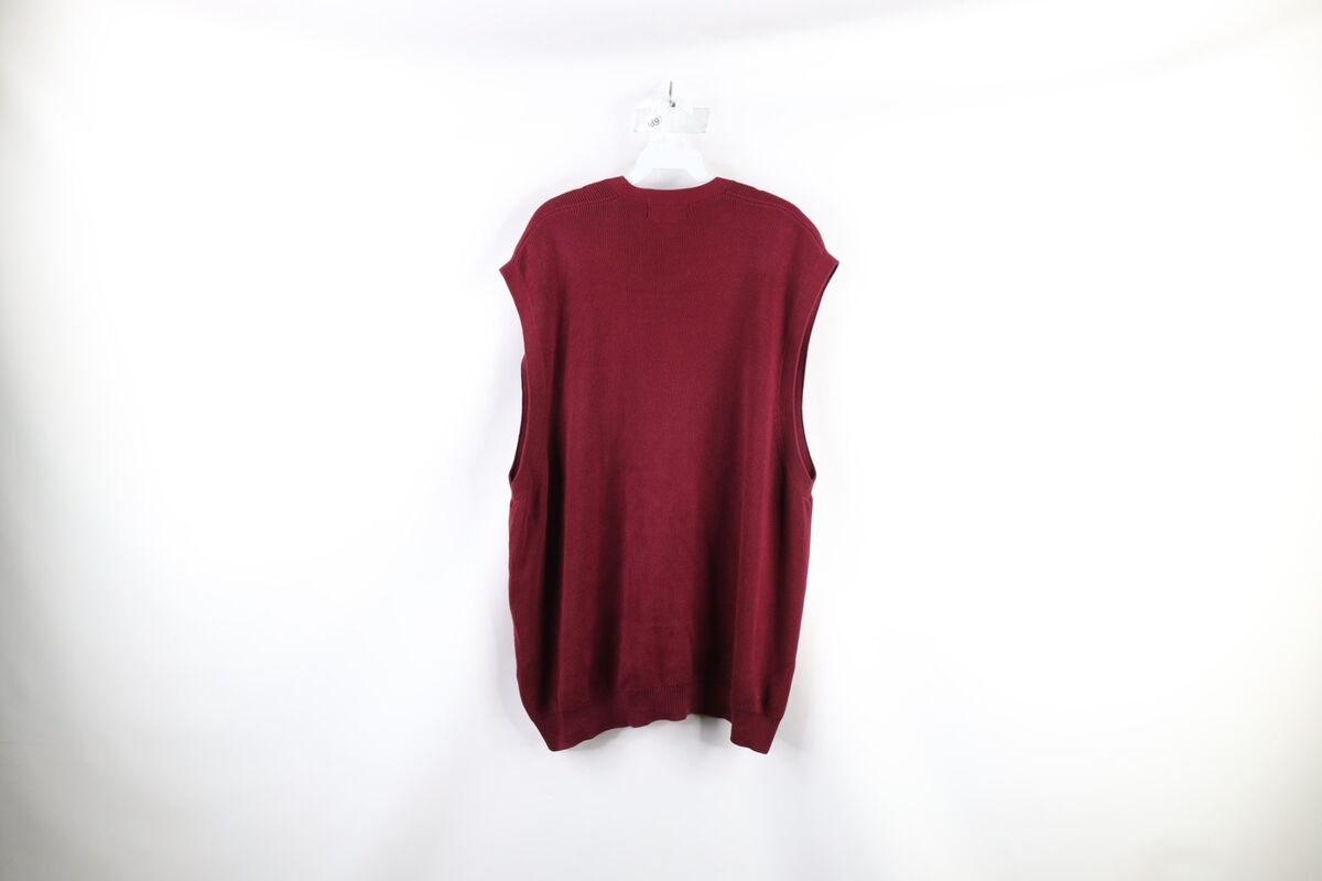 Vtg 90s Eddie Bauer Mens XL Distressed Cotton Ribbed Knit Vtg 90s Eddie Bauer Mens XL Distressed Cotton Ribbed Knit