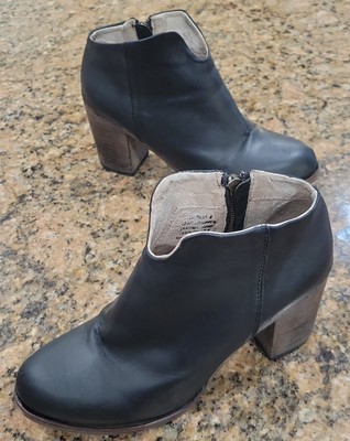Block Heel Boots Womens Shoes 