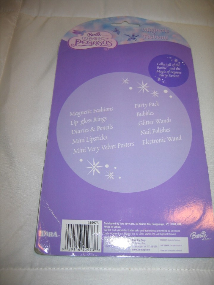 Fashions Barbie and the Magic of Pegasus Tara paper doll 2005
