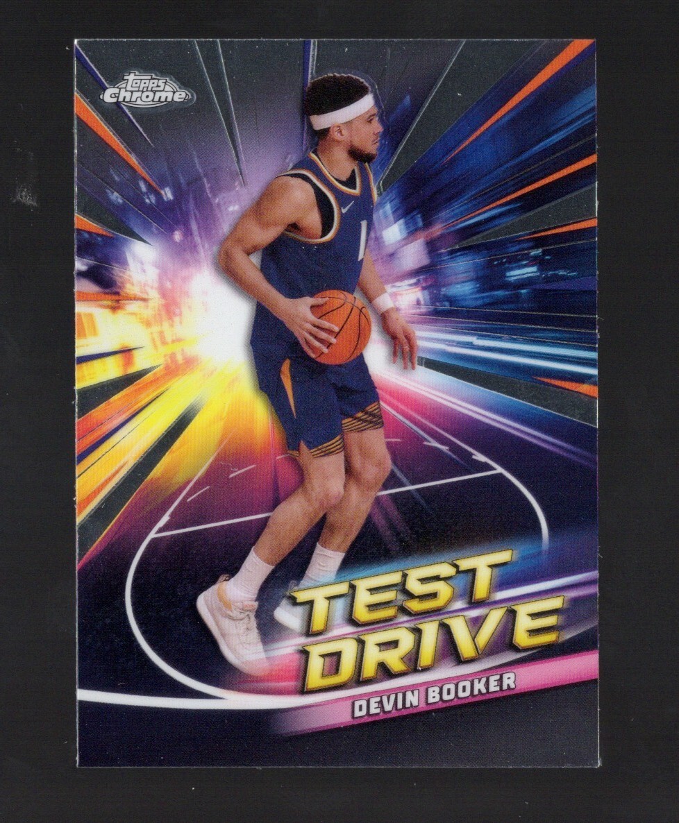 DEVIN BOOKER 2024-25 Topps Chrome Test Drive #TD-18 Phoenix Suns
