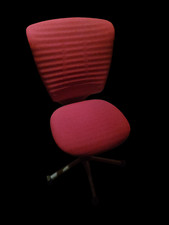 Kinder, Büro, Stuhl, Modern, Rot, Schwarz, Haushaltsauflösung