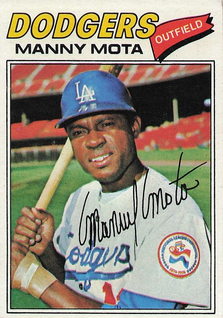 1977 Topps #386 Manny Mota, EX-NM