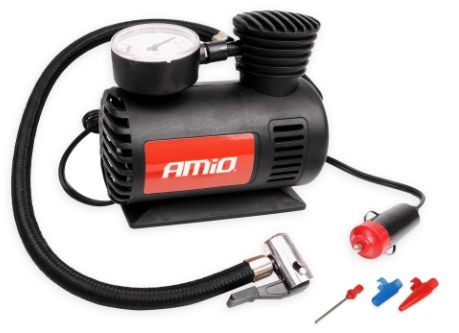 Compresseur de voiture 12V ACOMP-14 avec manomètre mécanique pour pneu