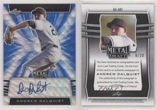 2019 Leaf Metal Draft Blue Wave /20 Andrew Dalquist #BA-AD1 Auto