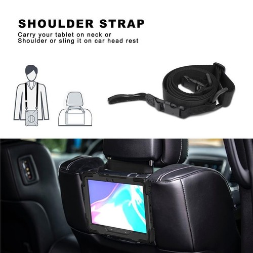 Stand Case For Samsung Tab Active 2 3 Pro / 4 Pro / Rugged Hand Shoulder Strap - Picture 19 of 55