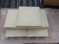 Kodak Carousel Slide Tray Lot 80 Slide Capacity 5 Trays with Original Boxes