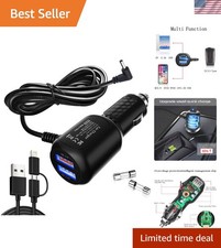 Quick Charger Radar Detector Power Cord - 6.5ft with DC3.5 Plug  Safeguards