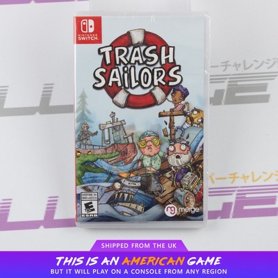 Trash Sailors Switch Nintendo NSW NTSC-U US *Sealed* CIB | UK-Verkäufer