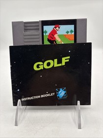 Golf (Nintendo, 1985) With Original Manual & Plastic Game Case