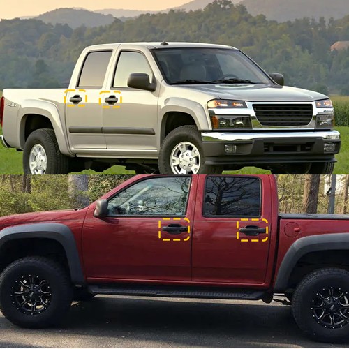 For 2004-2012 Chevrolet Colorado Door Handle Exterior Outside Front Right Side Y - Picture 29 of 43