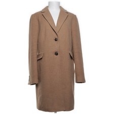 White Label, Mantel, Damen, Größe: 46, Beige, Polyester/Wolle, Fischgräte #3FV