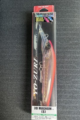 Yo-Zuri R1165CPPO 3D Magnum Dives 12 -18  5 1/2  1 3/4oz Pink & Orange