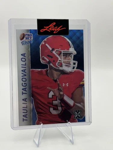 1/1 Taulia Tagovailoa 2024 Leaf Pro Set XRC Prismatic Silver Metal
