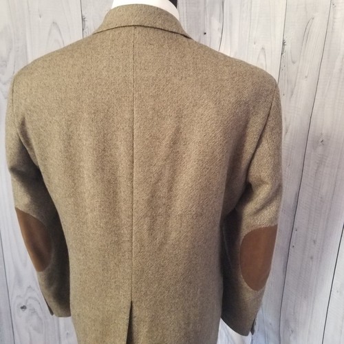 Stafford "Essentials" Blazer 42R Gray/Brown Tweed Hopsack Wool Sport Coat Jacket - Picture 11 of 22