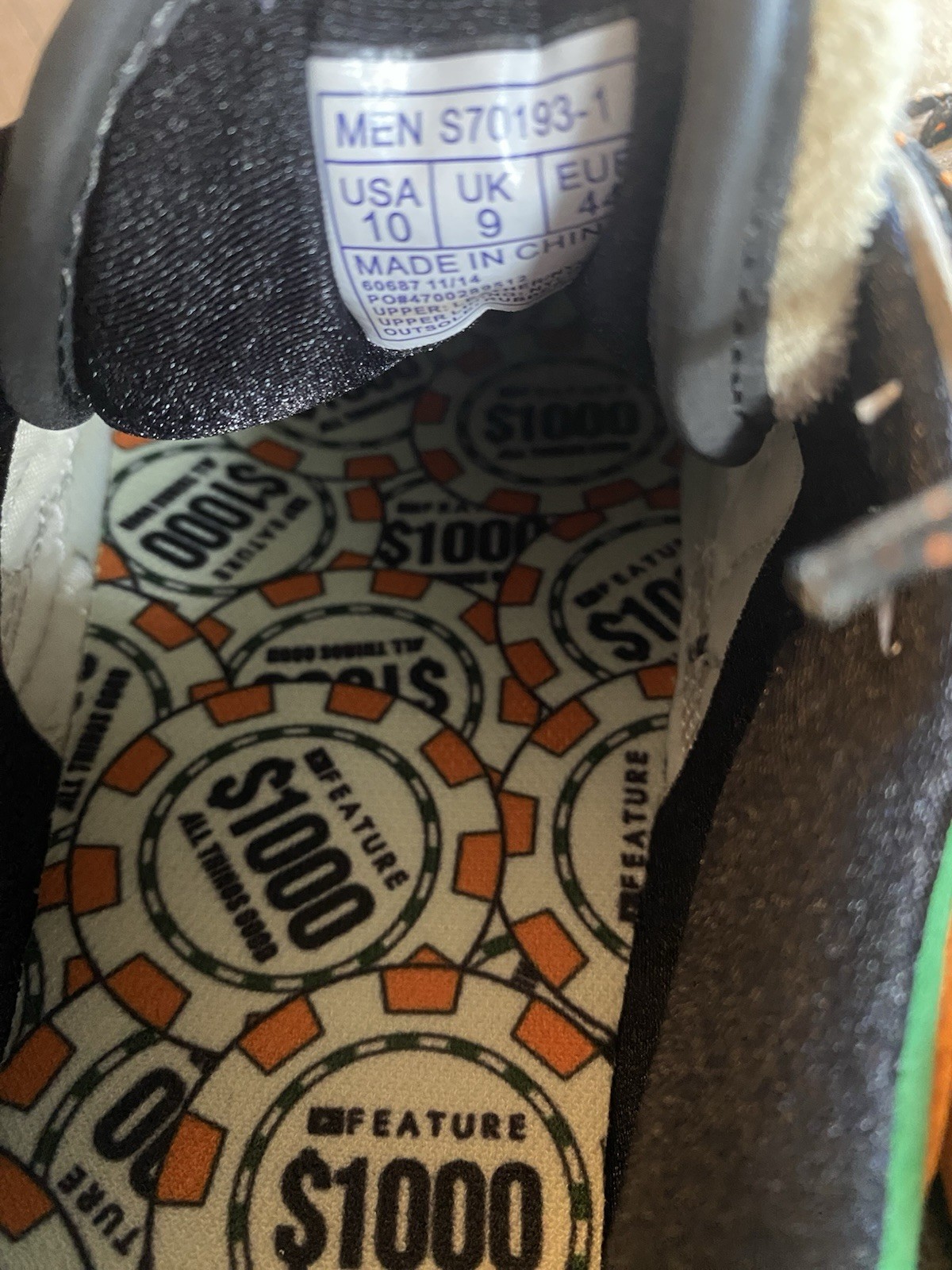 Size 10 - Saucony Feature x G9 Shadow 5 The Pumpkin thumbnail 6