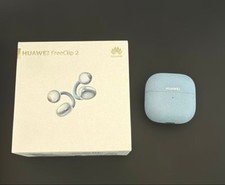 FreeClip 2 BLUE Clip-on Open Earphone HD Call Touch Control Earbuds Japan
