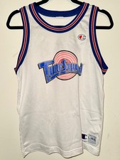 VTG Youth Large 1996 Space Jam Taz Original Champion Jersey Mesh Tank Top