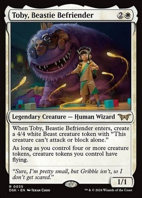 Toby, Beastie Befriender ~ Duskmourn [ NM ] [ Magic MTG ]