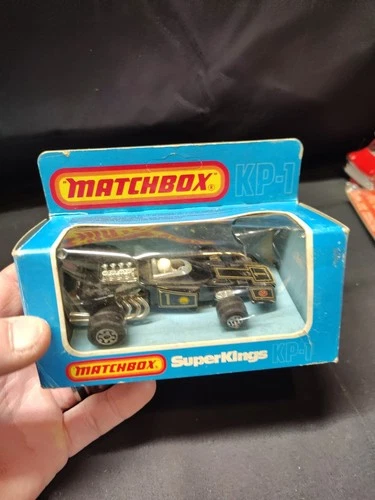 Vintage Matchbox Super Kings Kp-1 Race Car In Box
