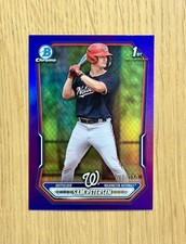 2026 Bowman Sam Petersen 1st Purple Chrome Refractor /250 #BCP-122 Nationals