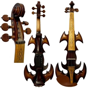 5 strings Electric Violin, 4/4 Full size, Good sound, Handmade Electronic Violin