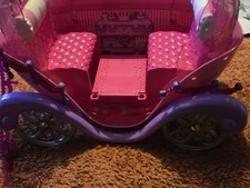 Rare Barbie Fairytale Princess Carriage 2009 Toy Mattel