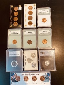 Lincoln GEM BU wheat cents + 2009 + Thank You