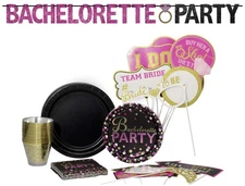 Stephanie Imports Bachelorette Party Pack! Disposable Paper Plates, Banner Ki...