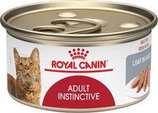 Royal Canin Instinctive Adult Cat Wet Food Loaf in Sauce, 3 oz x 24