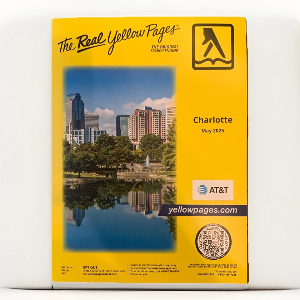 Yellow Pages Phone Book Telephone Directory Charlotte NC 2025 - Image 4 of 4