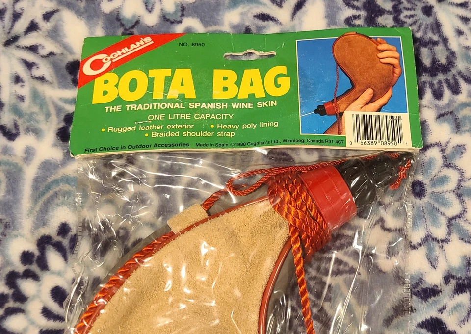 Coghlan's "Bota сумка" 1Ltr кожи внешний в продажах упаковки винтажный 1988 новый - Изображение 4 из 4