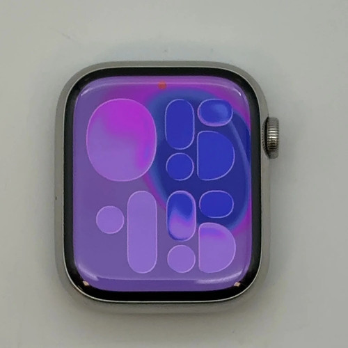 Broken Unlocked Apple Watch Series7 45MM StainlessSteel A2477 Bad Batt Face Only