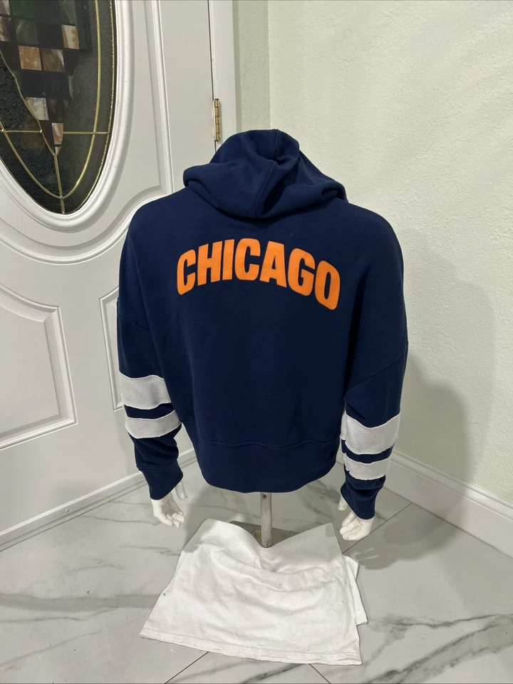 Толстовка с капюшоном Chicago Bears темно-синяя размер XL от Junk Food от Los Angeles - Изображение 3 из 4