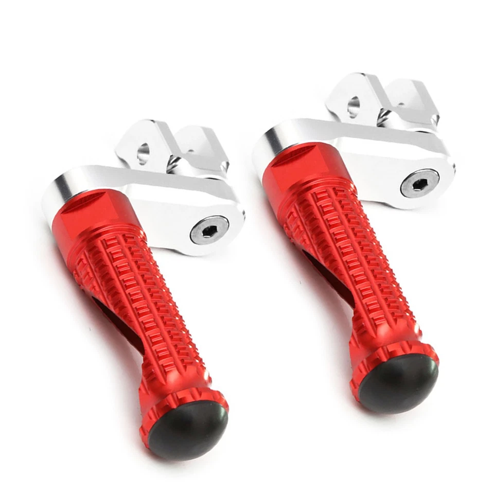 Clavijas de pie delanteras rojas elevables MPRO 1,5 pulgadas para Ducati 1098 S/R/EVO 07 08 09 Foto 2 de 4