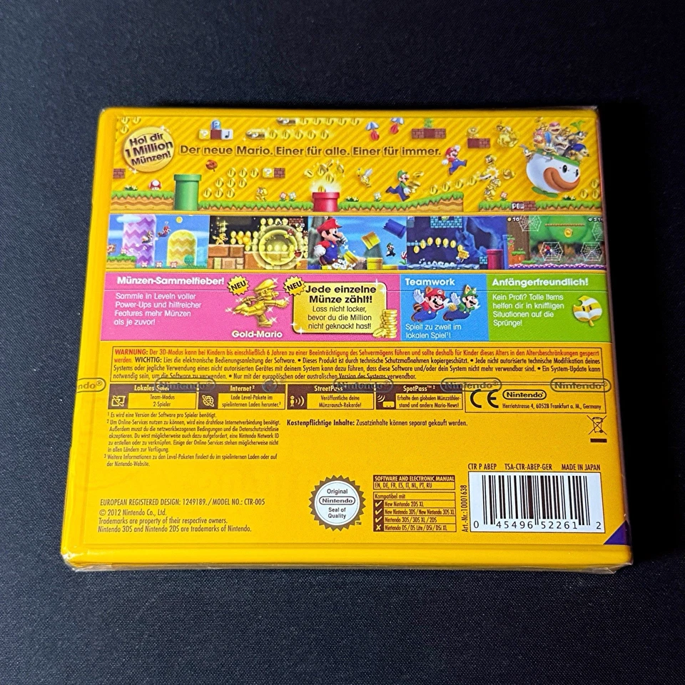Neu: New Super Mario Bros 2 Nintendo 3DS Spiel Jump n Run sealed game rare - Bild 4 von 4