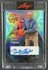 DICK VITALE 2025 LEAF METAL HAPPY HOLIDAYS ORNAMENT AUTO PRISMATIC PLATINUM 2/3