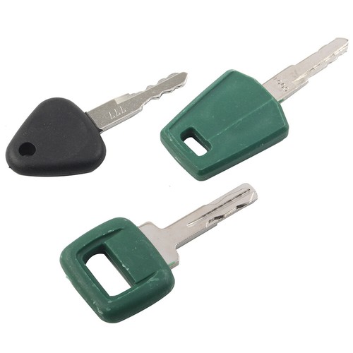 Ignition Keys W/ Key Ring Fit Volvo Heavy Equipment Excavator Loader Truck 3pcs - Picture 5 of 7