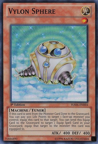 Yu-Gi-Oh! Vylon Kugel HA06-DE004 Super Rare 1. Auflage NM