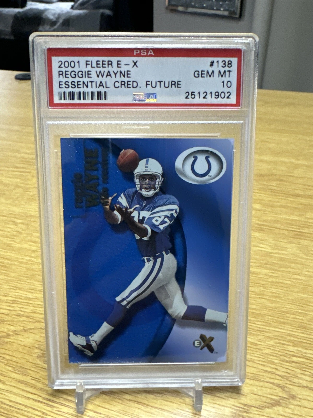 Reggie Wayne Fleer E-X #138 Essential Cred. Future