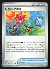 Pokemon TCG Ogre's Mask 118/131 -Prismatic Evolutions - Regular Non-Holo Card