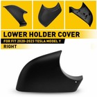 Right Side Car Wing Mirror Cover Lower Bottom Holder 20-2023 For Tesla Model Y T