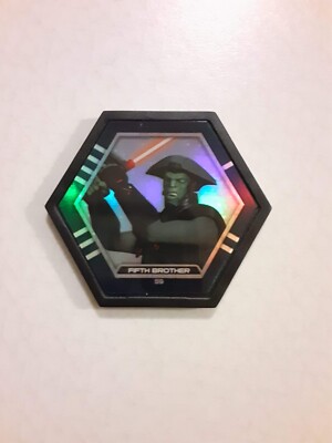 Star Wars Topps Galactic Connexions Serie 3 Disc BLACK FOIL Border FIFTH BROTHER