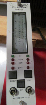 Bently Nevada 3300 Series Dual Vibration Monitor 3300/16 XY/GAP PWA 86739-01 M