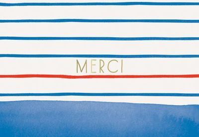 Paris Street Style Notecards: Merci
